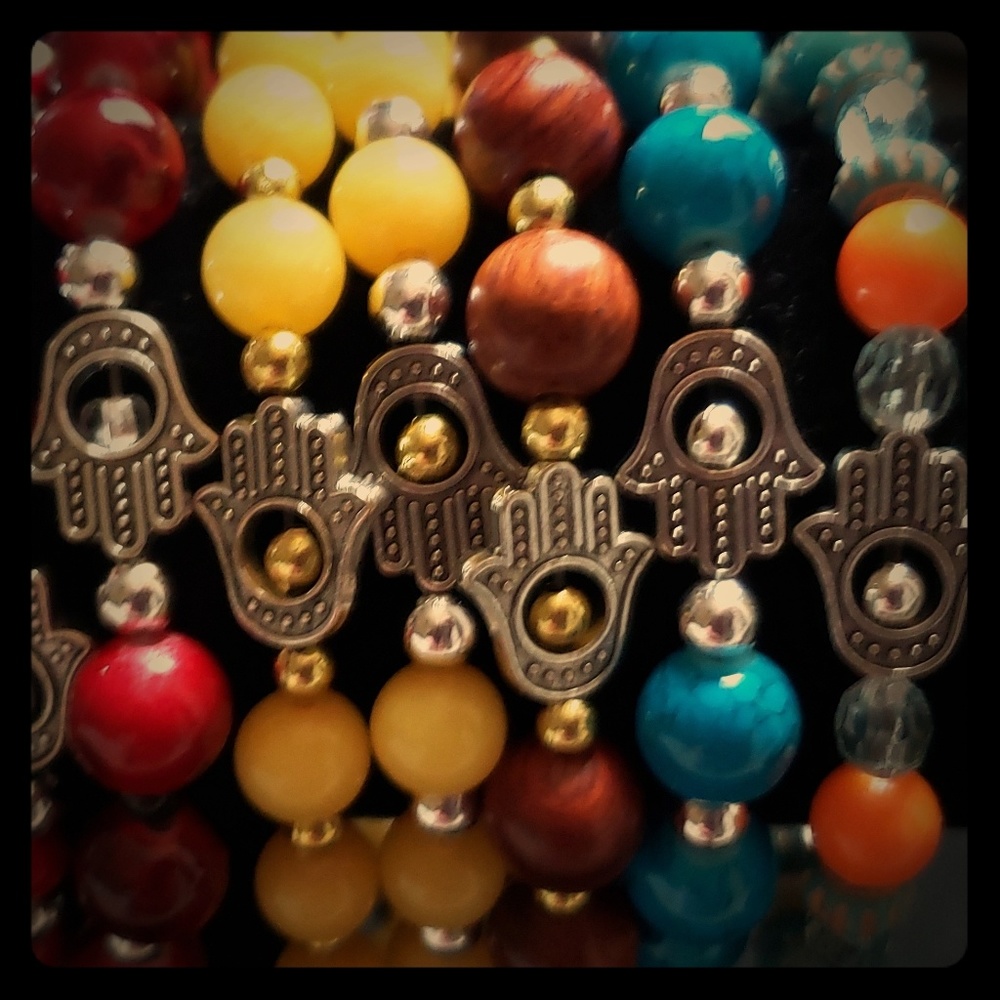 Hamsa hand bracelet
